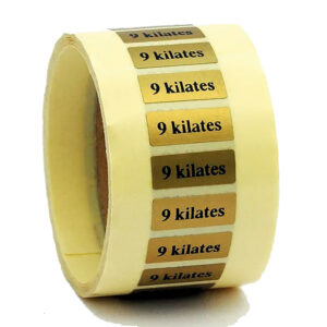 Etiqueta 9 Kilates (500 Uds.)