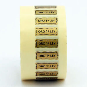 Etiqueta "Oro 1ª Ley" (500 uds.)